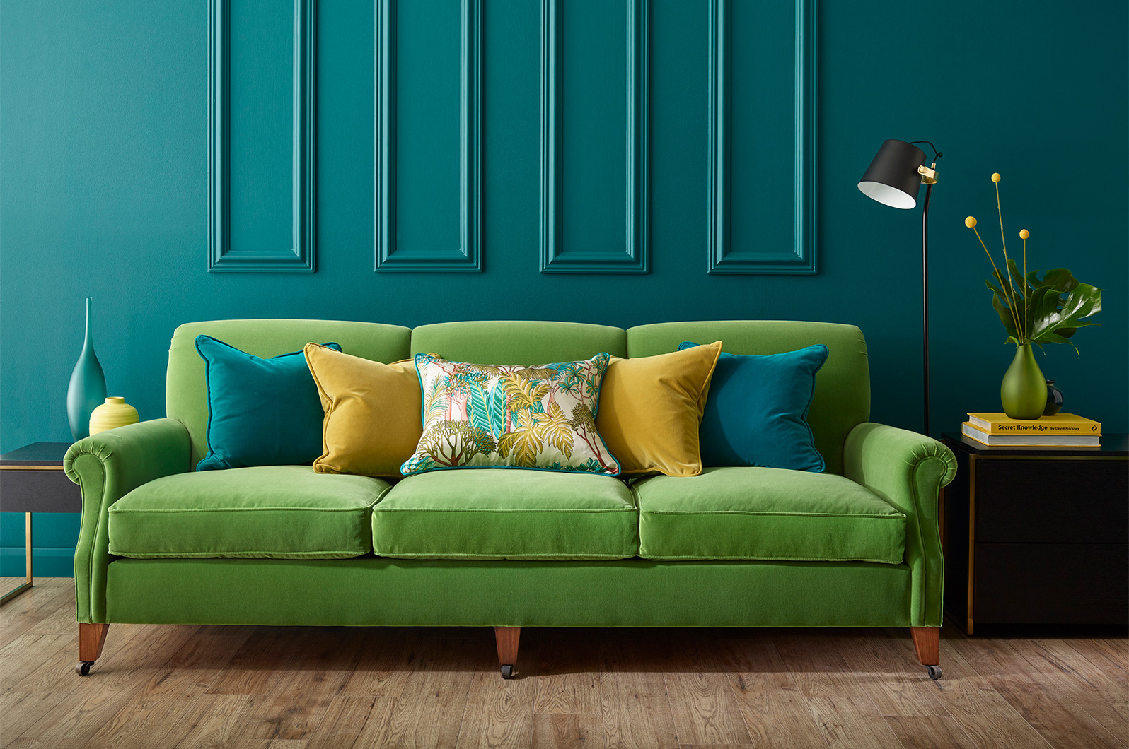 Studio roomset photography for Kingcome Sofas.