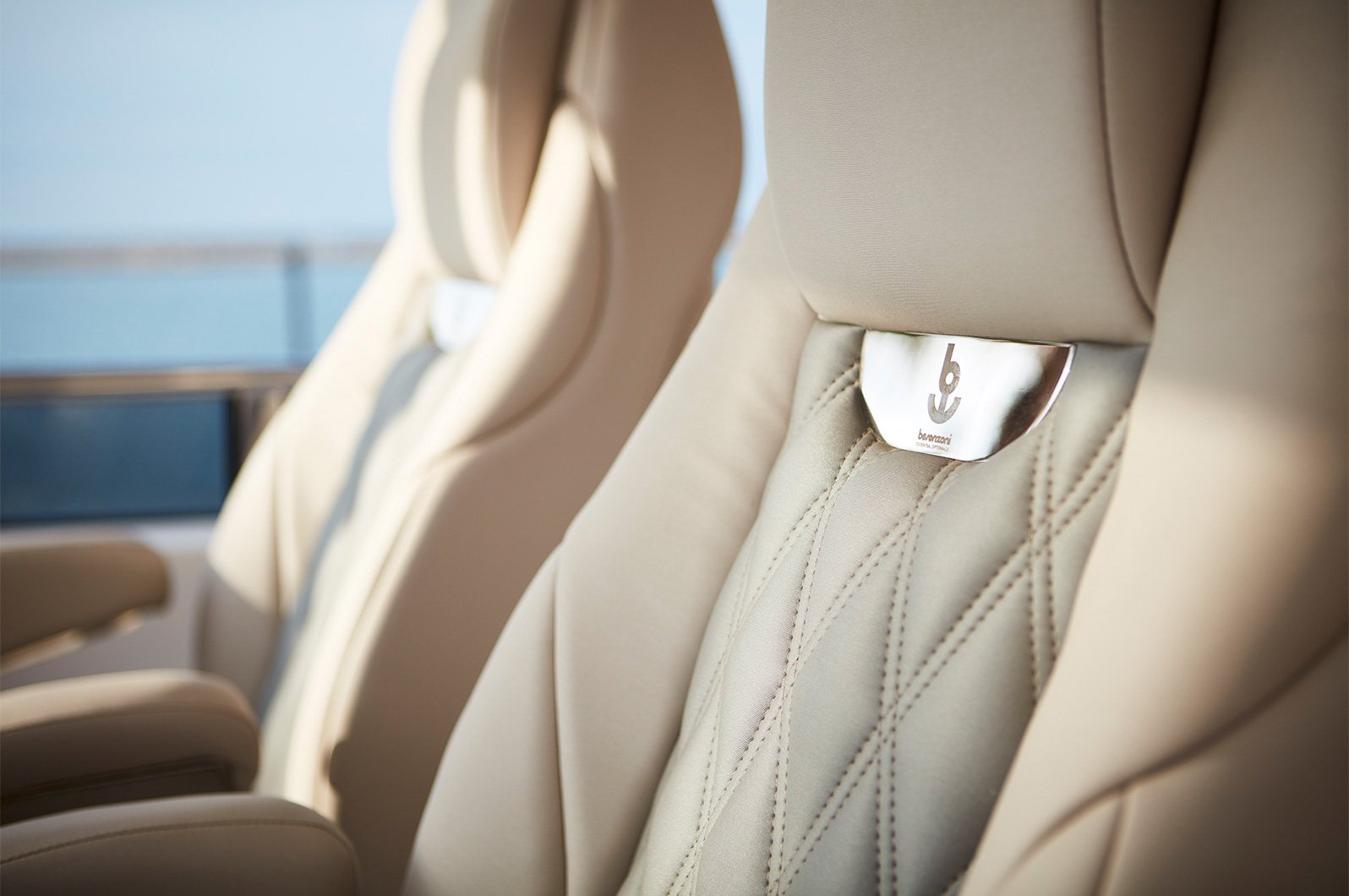 Exterior seat detail to convey the high quality finish.