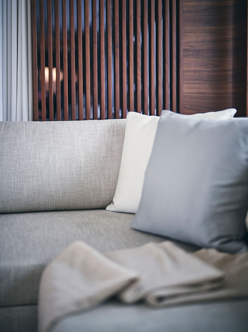 Part of a series of lifestyle images that focus on the interior dressing.