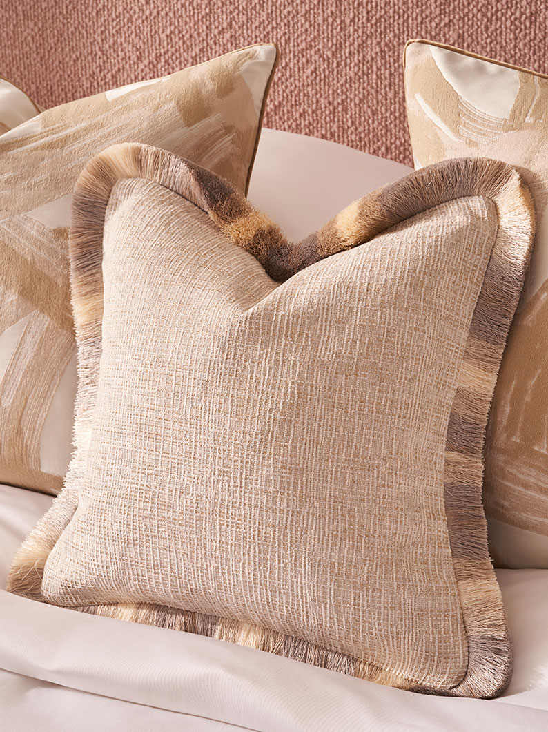 Close up details show the quality of the linens used in Heirlooms bespoke products and provide images to complement product pages on the website and social media.