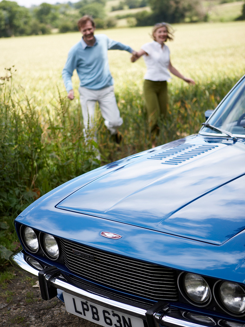 These images were shot to convey the sense of fun, freedom and adventure associated with classic car hire.