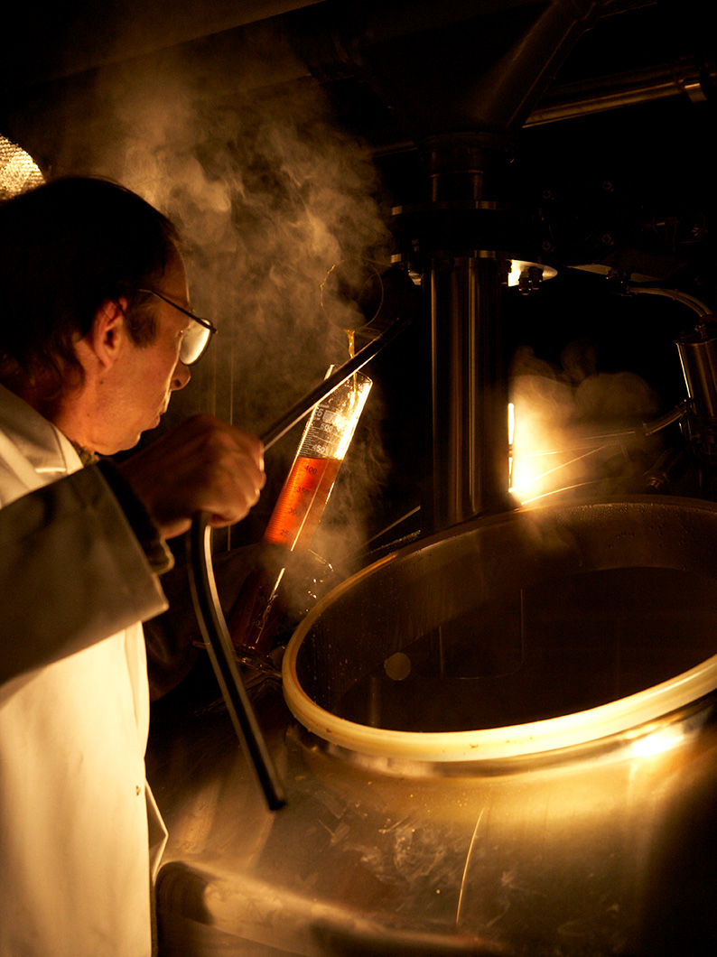 Images lit to convey the warm and atmospheric feel to brewing.