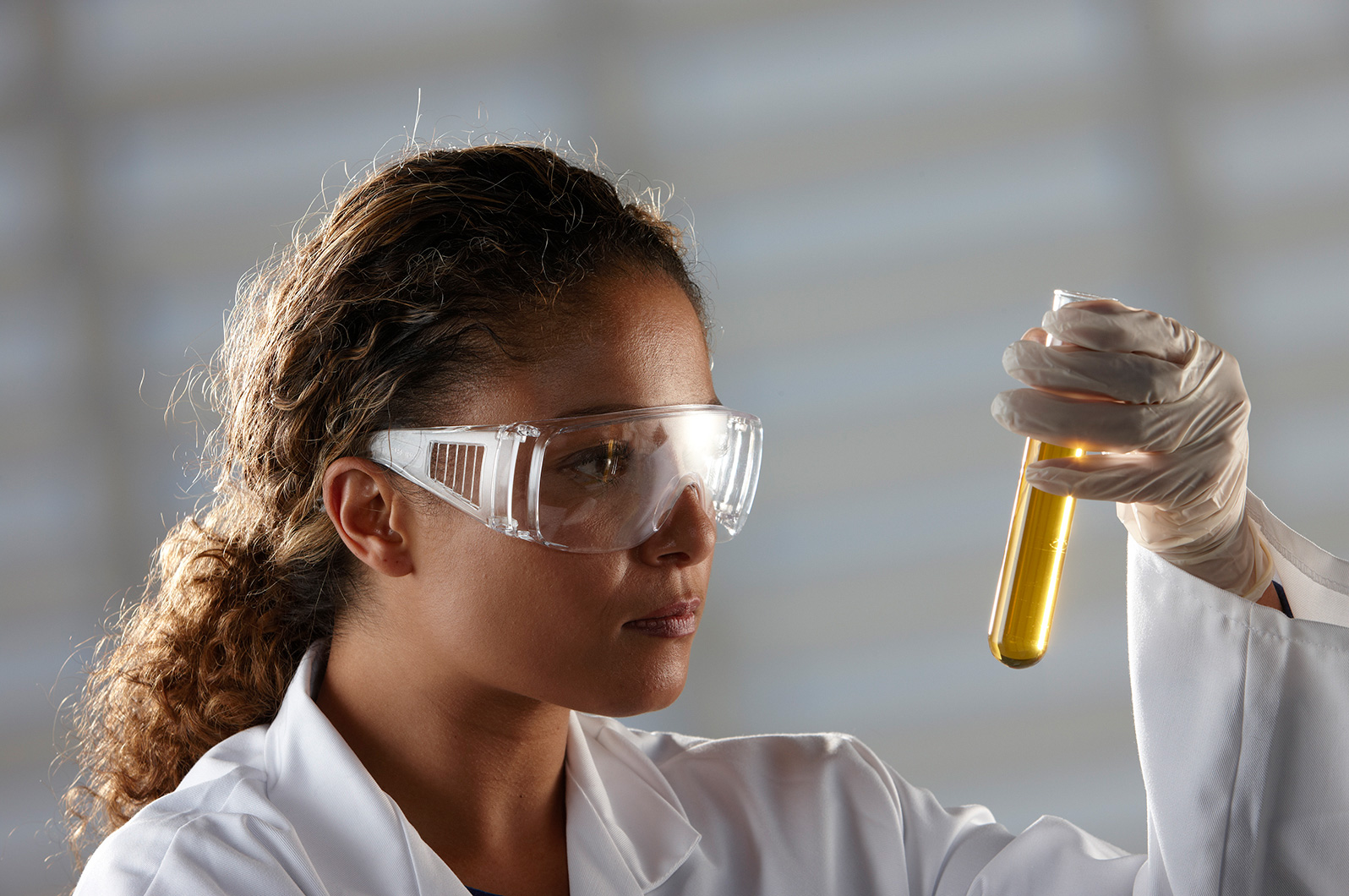 Studio shot to illustrate the human, hands on side to oil production.